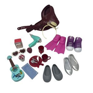 18" Doll Clothes Shoes Accessories OG, Unbranded Lot‎